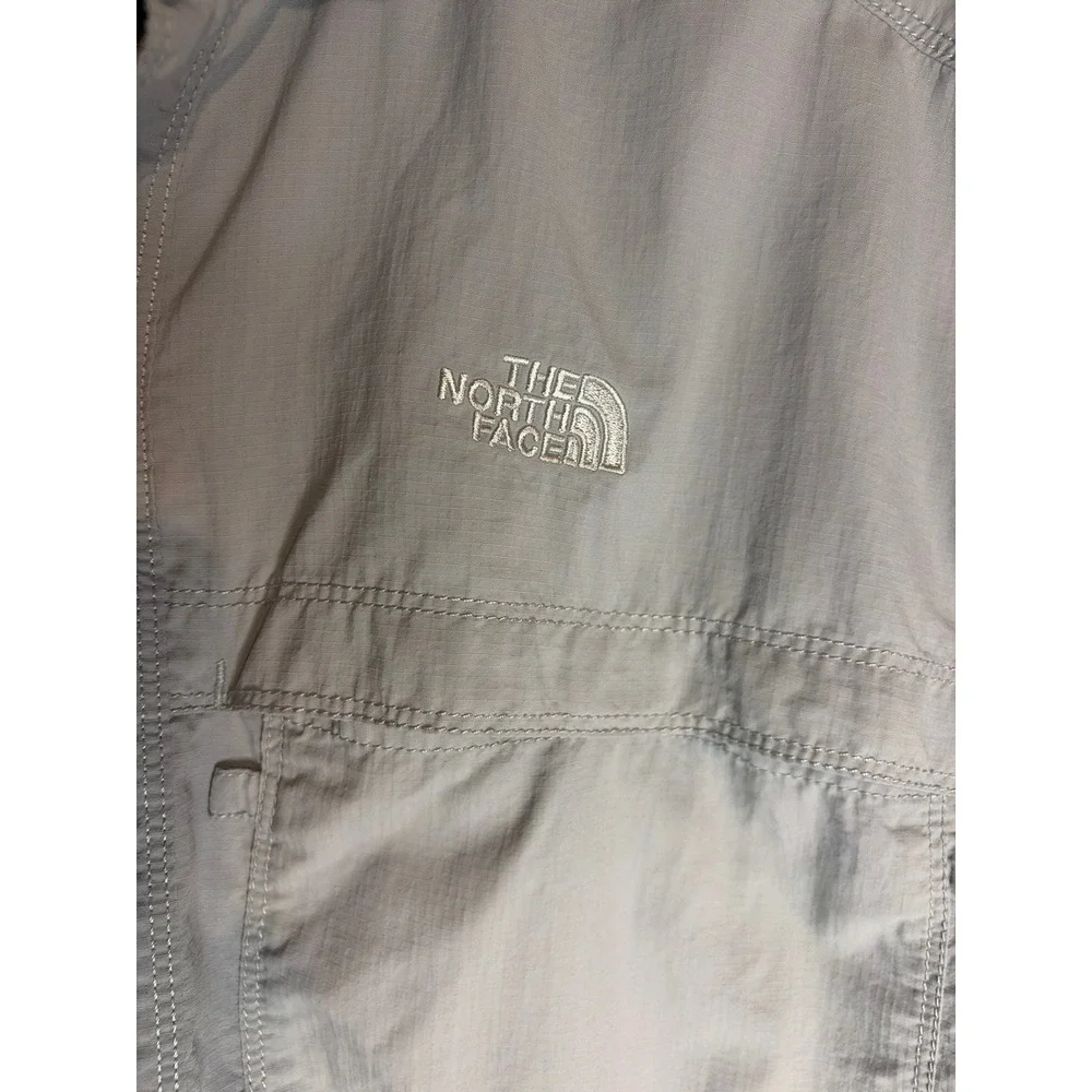 The North Face Mens XL Grey Short Sleeve Ventilated Hiking Fishing Shirt Ripstop